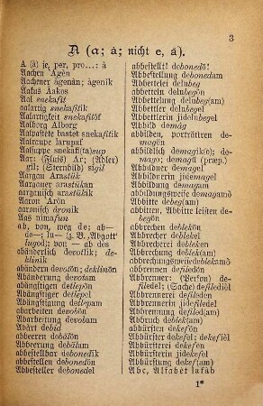 Großes Wörterbuch der Universalsprache Volapük