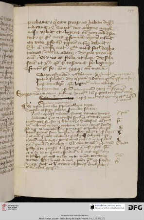 Kurze theologische Texte und Schemata
