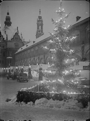 Dresden. Striezelmarkt im Stallhof