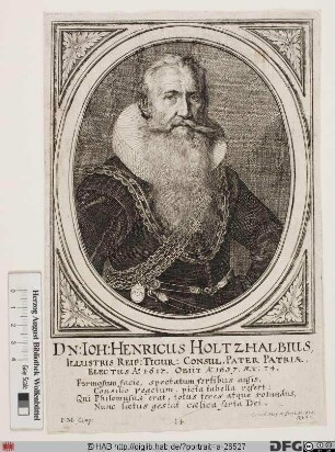 Bildnis Johann Heinrich Holtzhalb