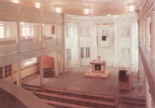Leipzig-Schönefeld: Gedächtniskirche ; Innenansicht ; Klassizist. Anlage 1820, 1971 erneuert