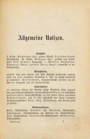 Bamberg : ein Führer durch die Stadt und ihre Umgebung für Fremde und Einheimische