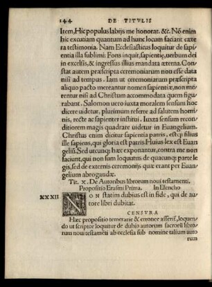 Tit. X. De Autoribus librorum novi testamenti.