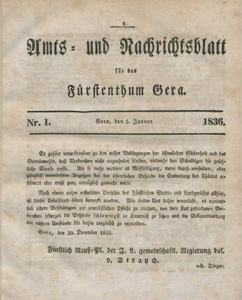 5. Januar-29. December = Nr. 1-52