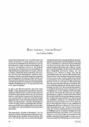 Das thema_tisch-Spiel