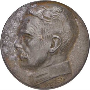 Medaille von Richard Klein auf Generalfeldmarschall August von Mackensen, 1915