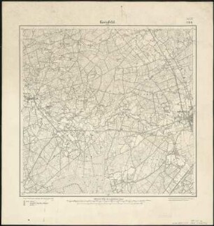 Meßtischblatt 2210 : Koesfeld (West), 1897 : Koesfeld (West). - Aufn. 1895. - 1:25000. - [Berlin]: Reichsamt für Landesaufnahme, 1897. - 1 Kt.