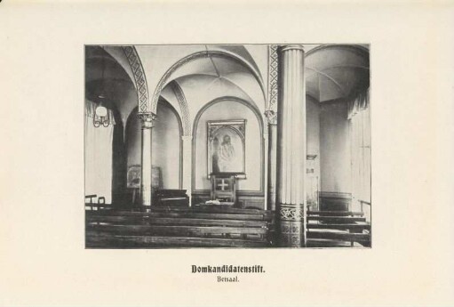 Domkandidatenstift. Betsaal