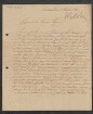 Brief von Ludwig von Welden an Regensburgische Botanische Gesellschaft