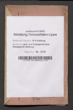 Erblasser: Ortmann, Marie Christine, geb. David: