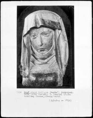 Kopf einer Heiligen (Maria?)