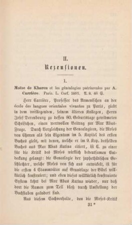 483-484 [Rezension] Carrière, A., Moïse de Khoren et les généalogies patriarcales
