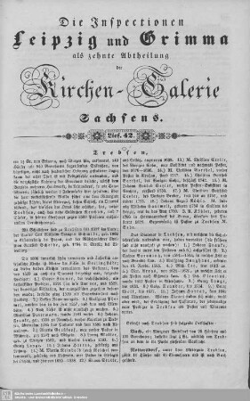Trebsen, Seelingstädt, Naunhof, Klinge