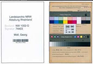 Entnazifizierung Georg Moll, geb. 10.09.1904 (Lackierer)