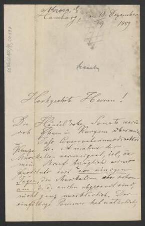 Brief an B. Schott's Söhne : 18.12.1889