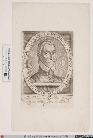 Bildnis Hendrik graaf van Brederode