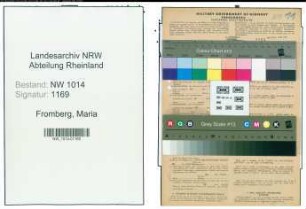 Entnazifizierung Maria Fromberg , geb. 02.05.1892 (Pflegerin)