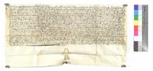 Lehenbrief des Klosters Wiblingen über ein Gut zu Gögglingen