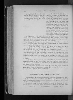 Versammlung zu Lübeck. - 1389 Mai 1.