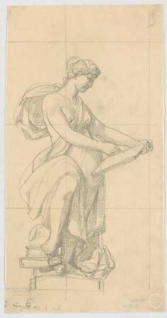 Thiersch, Friedrich von; München; Justizpalast - Ornament (Studie)