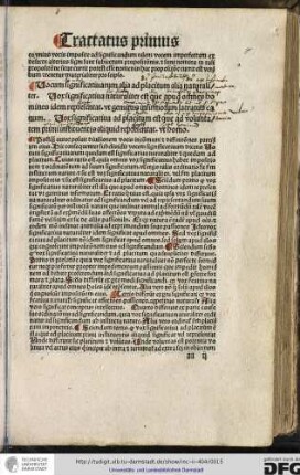 Postquam autor posuit divisionem vocis in communi et diffinitiones partum eius, hic consequenter subdividit vocem significativam dicens...