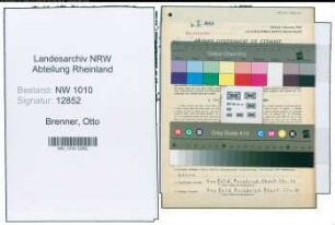 Entnazifizierung Otto Brenner , geb. 01.06.1907 (Studienassessor)