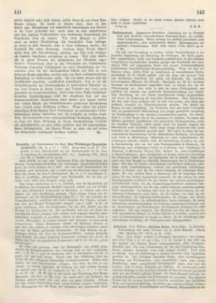 142-143 [Rezension] Robertson, Frederick William, Religiöse Reden