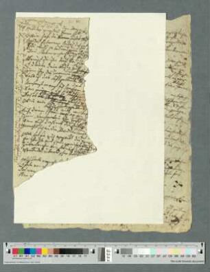 [Walther, 6. Gesang], Arbeitsmanuskript, Fragment, [zwischen Januar und Oktober 1818]