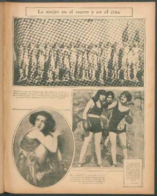 La mujer en el teatro y en el cine [Fotografías]
