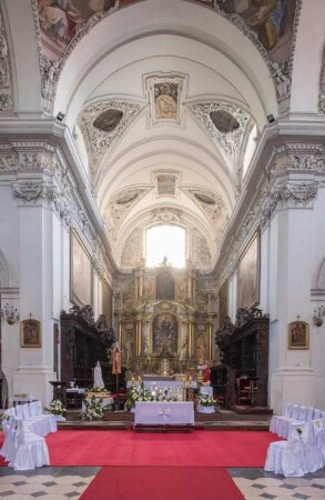 Katholische Kirche Sankt Marien und Sankt Nikolaus, Ląd, Polen