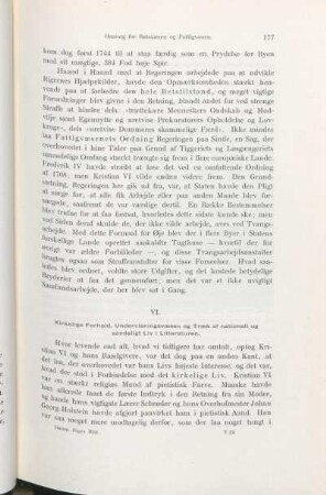 VI. Kirkelige Forhold, Undervisningsvæsen og Træk af nationalt og aandeligt Liv i Litteraturen.