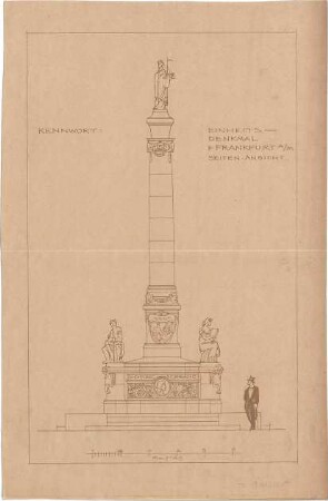 Pfann, Paul; Frankfurt / Main (Hessen); Einheitsdenkmal - Ansicht