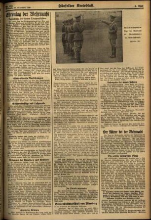 Dritte Ausgabe vom Mittwoch, den 16. September 1936.
