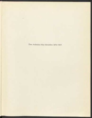 [Vorwort (S. VII-XIV) aus urheberrechtlichen Gründen nicht digitalisiert]