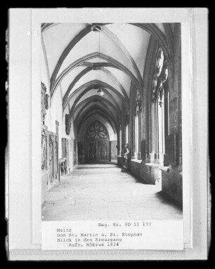Mainz, Dom, Kreuzgang, Inneres