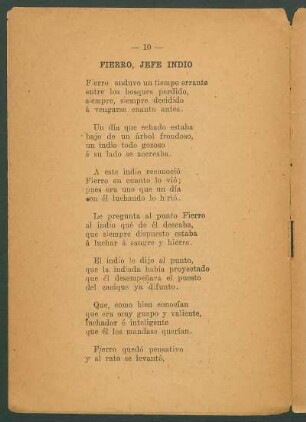 Fierro, jefe indio
