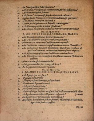 Centuria Quaestionum Politicarum Cum Adjuncta Coronide Quae continet Explicationem zētēmatos An Diversae Religiones In Bene constituta Republ. tolerandae?