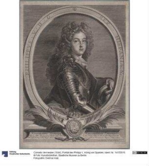 Porträt des Philipp V., König von Spanien