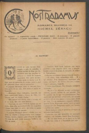 Nostradamus : Romance heróico