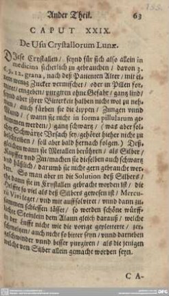 CAPUT XXIX. De Usu Crystallorum Lunae.