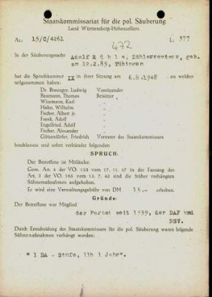 Rühle, Adolf