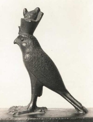 Horusfalke (Ägypten; Stein; Staatliche Kunstsammlungen Dresden (SKD))
