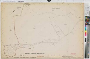 Siedlinghausen (Winterberg), Flurbereinigung Siedlinghausen, Bl. 19 Zuteilungskarte Winterberg Flur 2