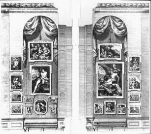 Düsseldorf, Alte Galerie, Gemäldehängung
