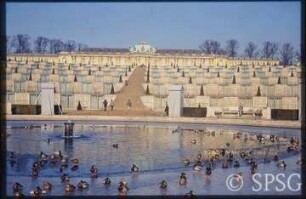 Potsdam, Park Sanssouci, Parterre Große Fontäne.