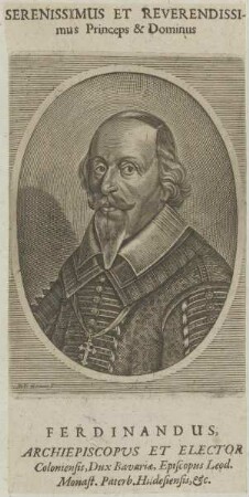 Bildnis des Ferdinandus, Erzbischof von Köln