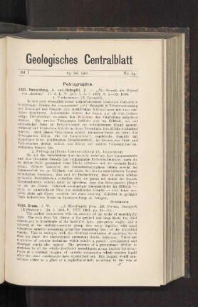 15. Juli 1901. No. 14.