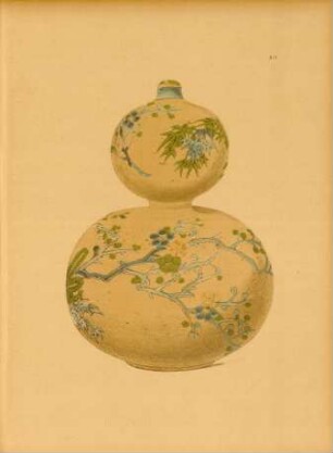 AH [Bouteille en poterie d'Awata]