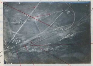 Foto des Bahnhofs Wesserling (Luftbild)