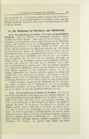 II. Die Bekehrung der Germanen zum Christentum
